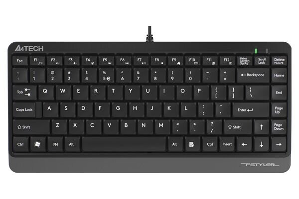 A4Tech FK11 (Grey) Mini Compact Keyboard