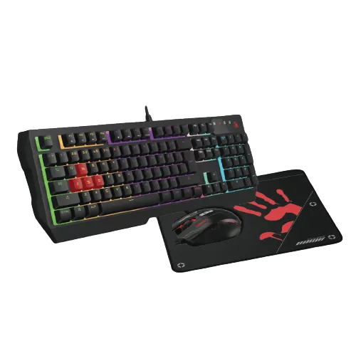Bloody B1700 Neon Gaming Keyboard+Mouse Set