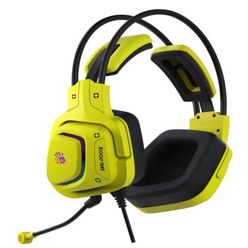Bloody G575 Virtual 7.1 Surround Sound Gaming USB Headset – Yellow