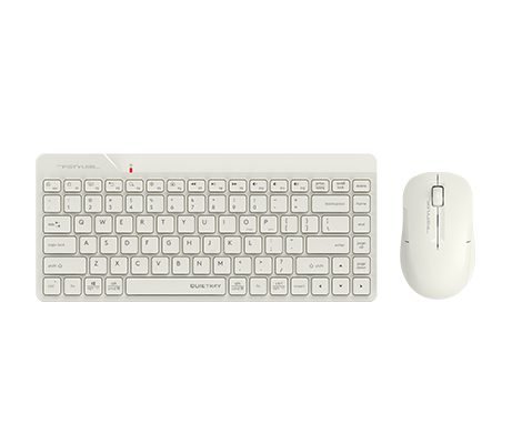 A4TECH FG2200 AIR Wireless Combo Desktop(White)