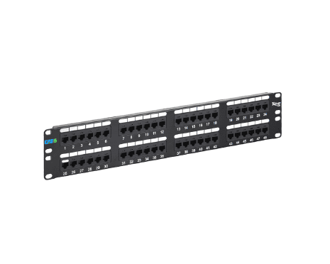 Patch Panel, 48 Ports (loaded)